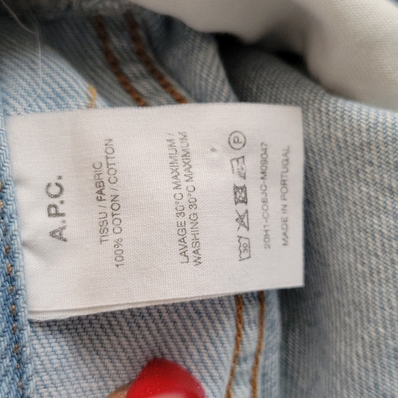 A.P.C petit new standard men jeans light wash - Picture 5 of 10